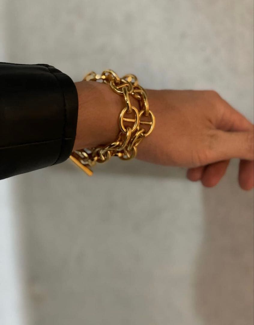 グッチ／トムフォード期☆シェーヌダンクル ☆ネックレス／ゴールド