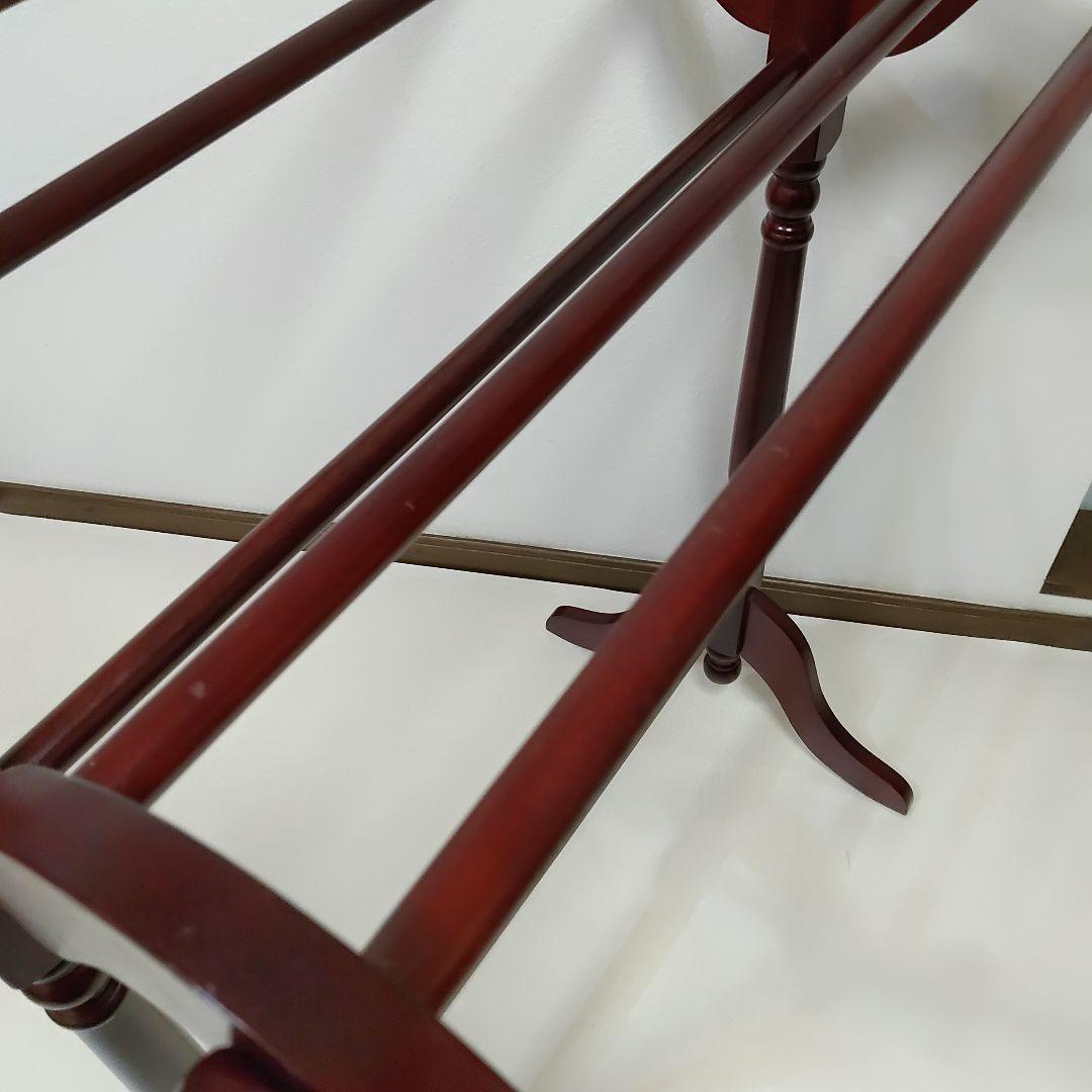 アンティーク調　キルトラック 　ブランケットラック　タオル　スーツ　送料無料