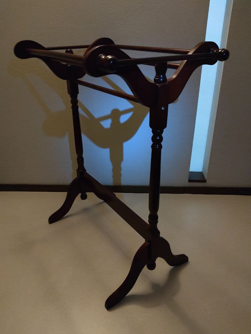 アンティーク調　キルトラック 　ブランケットラック　タオル　スーツ　送料無料