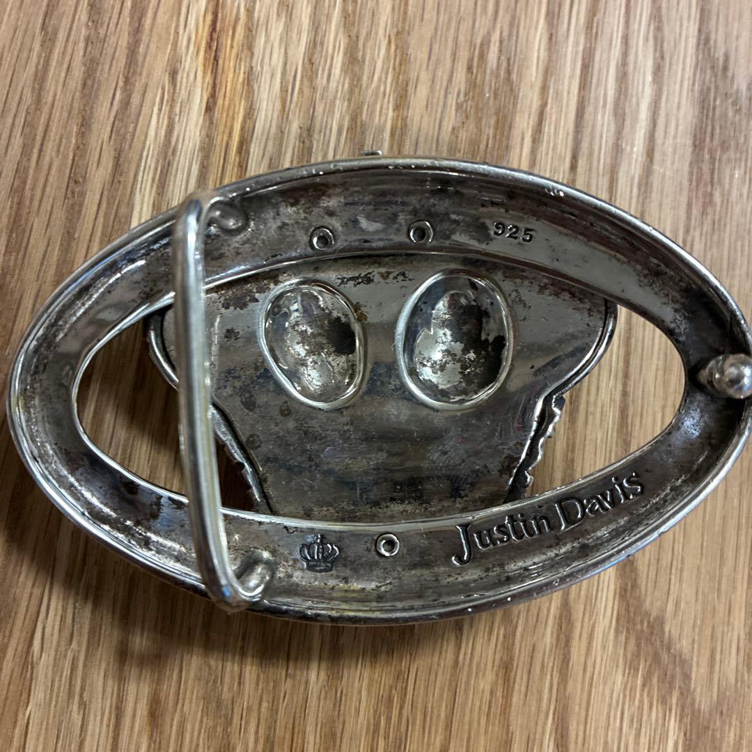 スペさん ジャスティンデイビス　クラウンバックル　クロコベルト