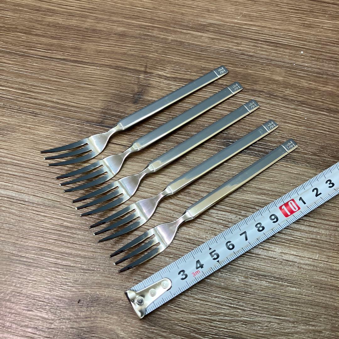 E-1 GIVENCHY ジバンシィ プレート フォーク 5客セット ブルー