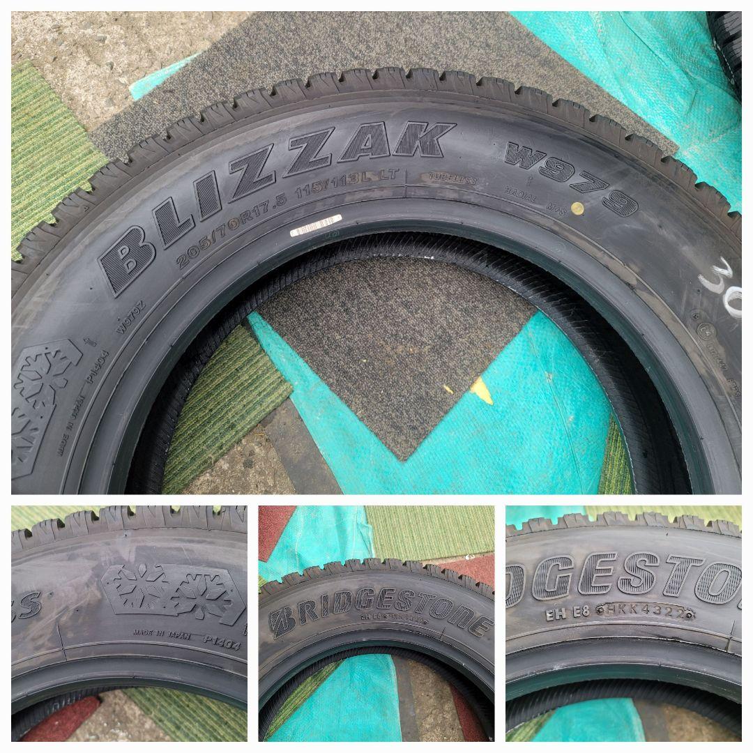 205/70R17.5 115/113L BLIZZAK W979バリ山