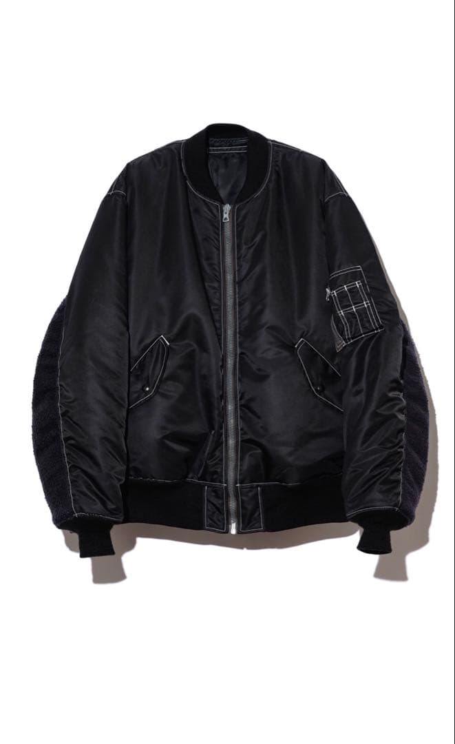 US2443 / 003 / BUZZ RICKSON'S ブラック MA-1