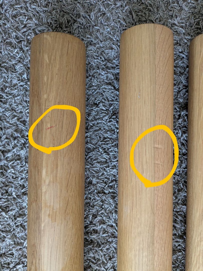 無印良品 木製テーブル天板 140×80cm　脚4本組