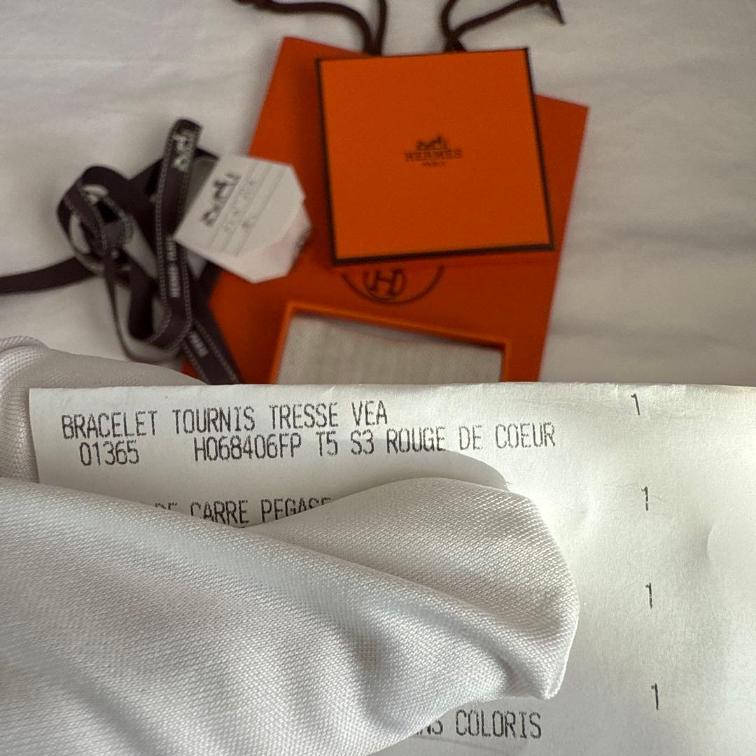 【大人気♪】新品未使用HERMES トゥルニ トレッセ レザーブレスレット