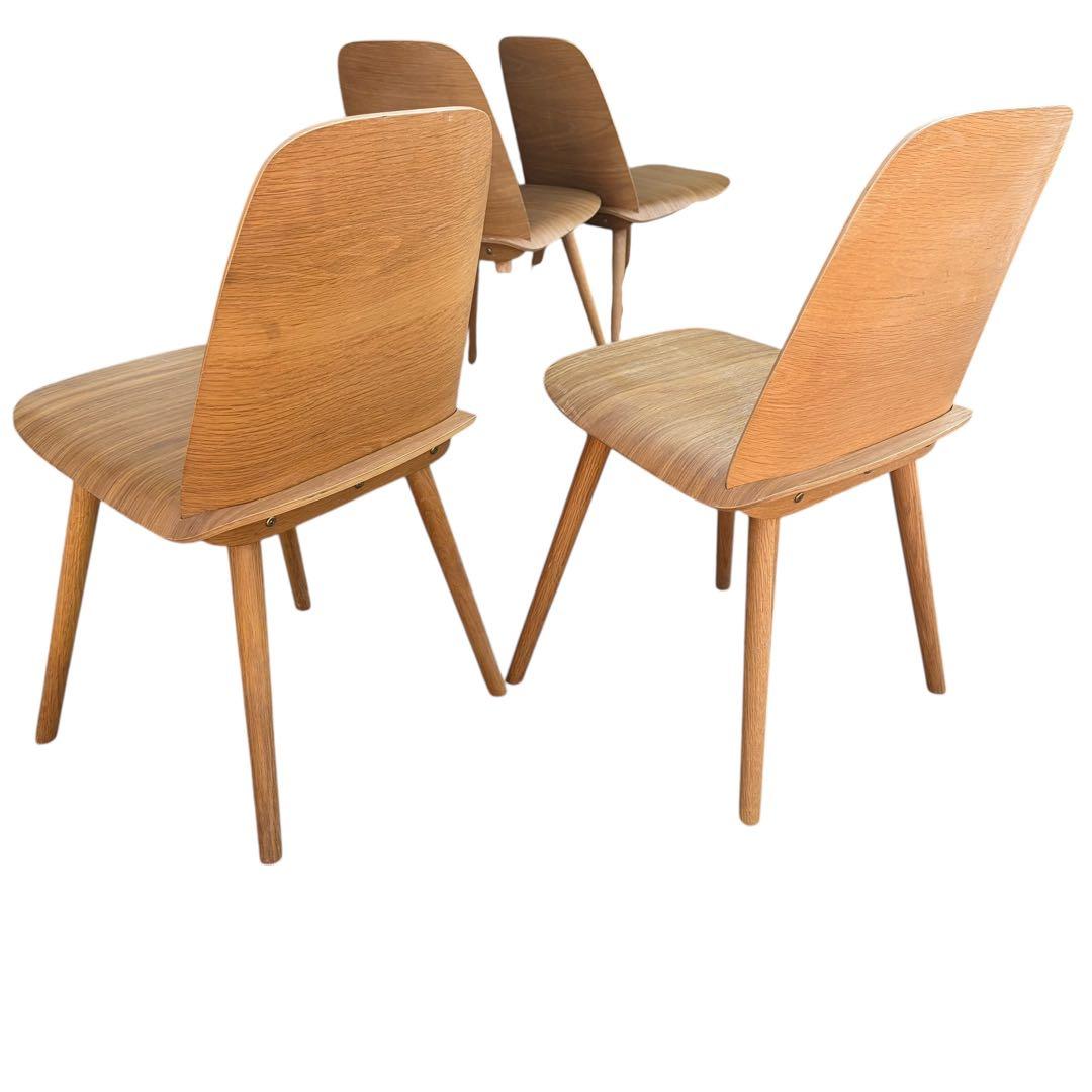 【美品】muuto ムート Nerd Chair ナードチェア オーク 2脚分③