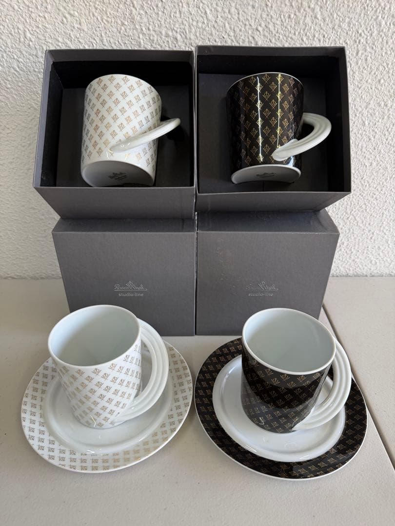 ローゼンタール　rosenthal 皿2枚　カップセット4個