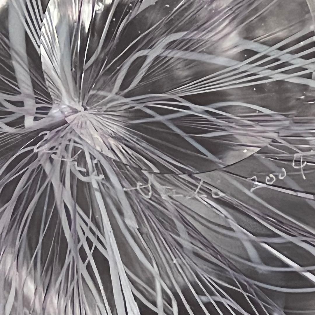 潮工房　小西潮氏　Glass bowl 32cm