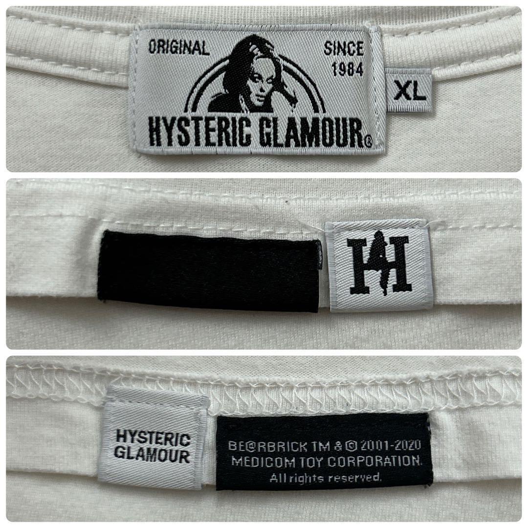 2815MU【BE@RBRICKコラボ】ヒステリックグラマー☆ヒスガールＴシャツ
