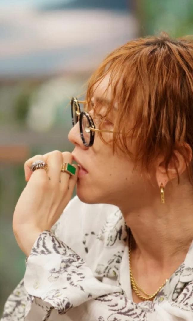 【渋谷龍太着用】BOTTEGA VENETA グリーンリング 9号