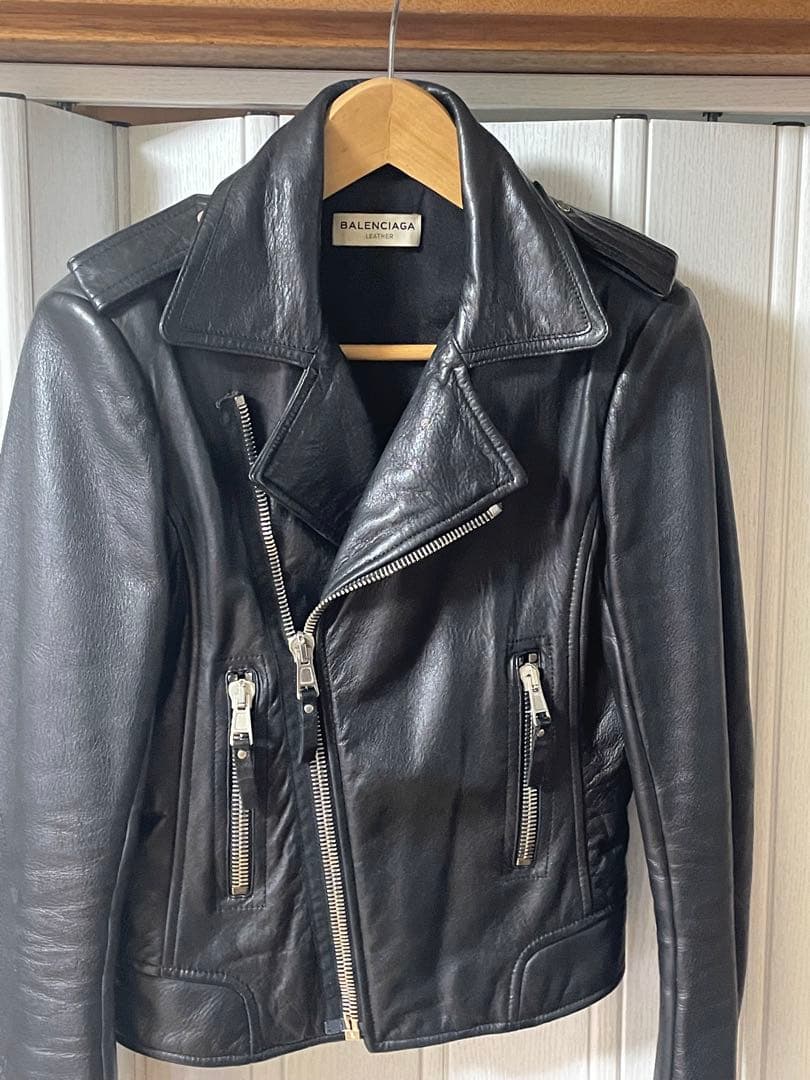 BALENCIAGA /ダブルライダースジャケットM(保存袋付き)