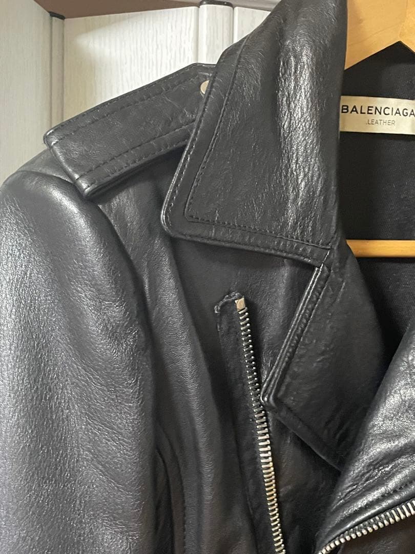 BALENCIAGA /ダブルライダースジャケットM(保存袋付き)