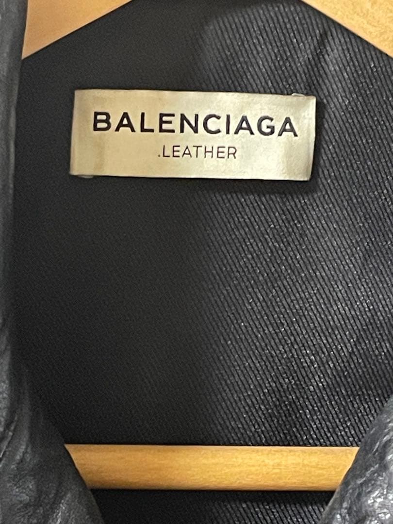 BALENCIAGA /ダブルライダースジャケットM(保存袋付き)