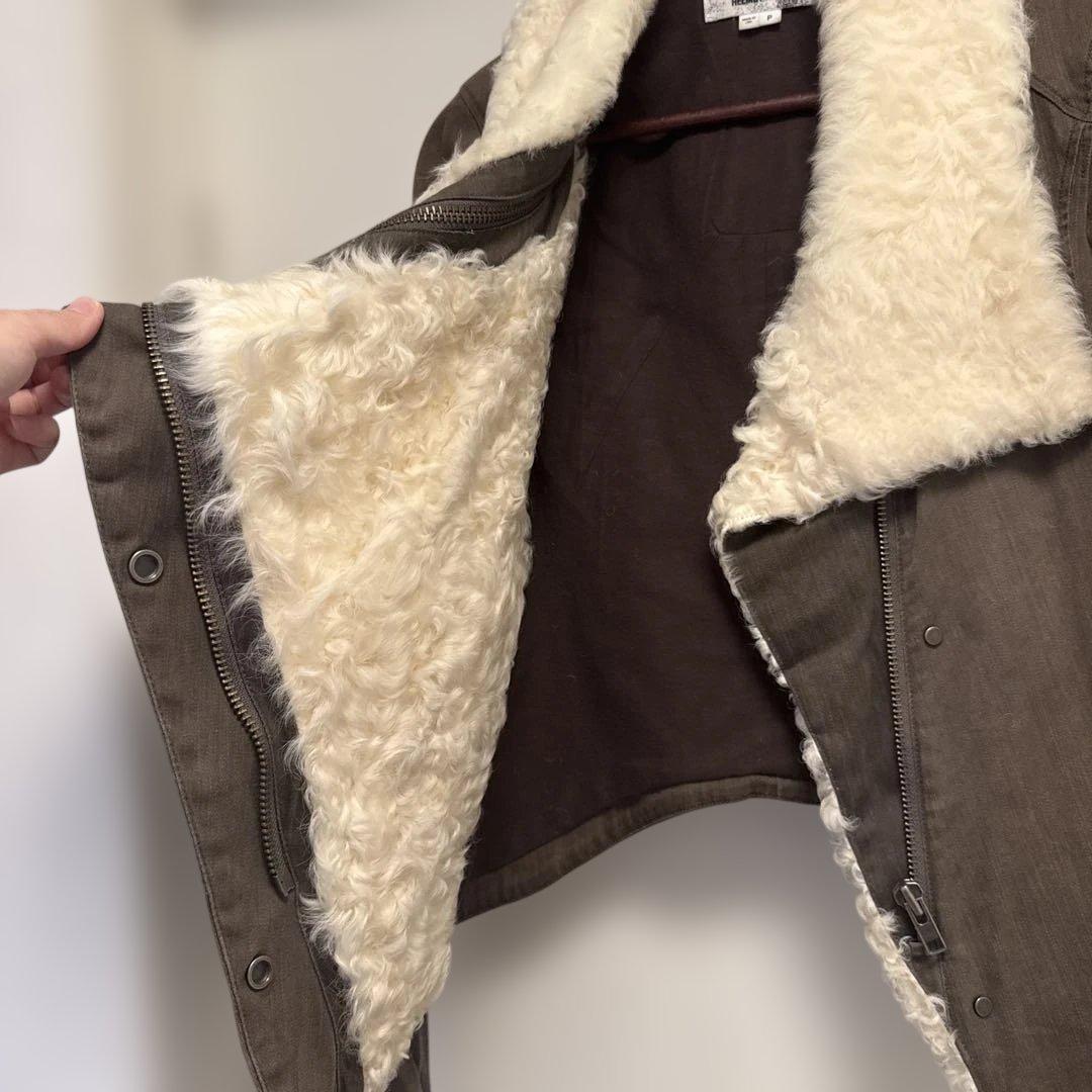 HELMUT LANG ファーショートジャケット