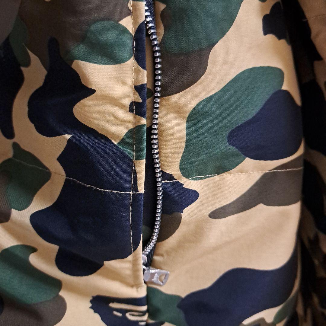 A BATHING APE　アベイシングエイプ　カモフラ　ダウンジャケット