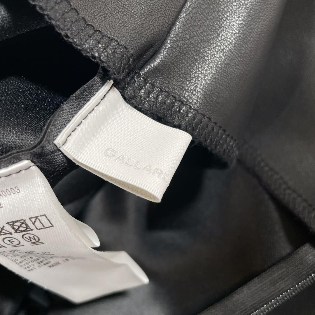 ガリャルダガランテ　フェイクレザータイトスカート　サイズ2 L 黒