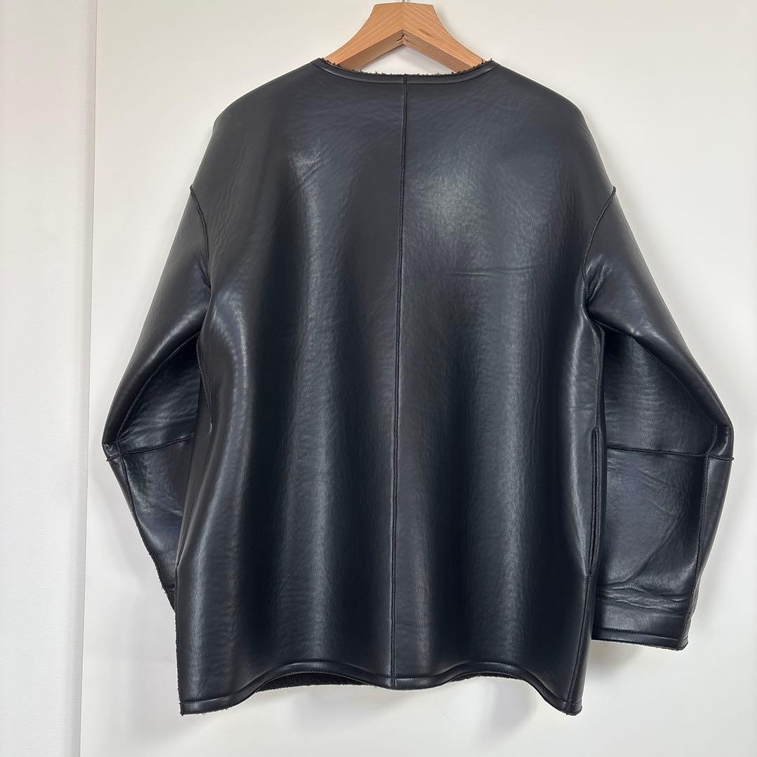 24AW　ジャーナルスタンダードレリューム　リバーシブルフェイクレザーコート