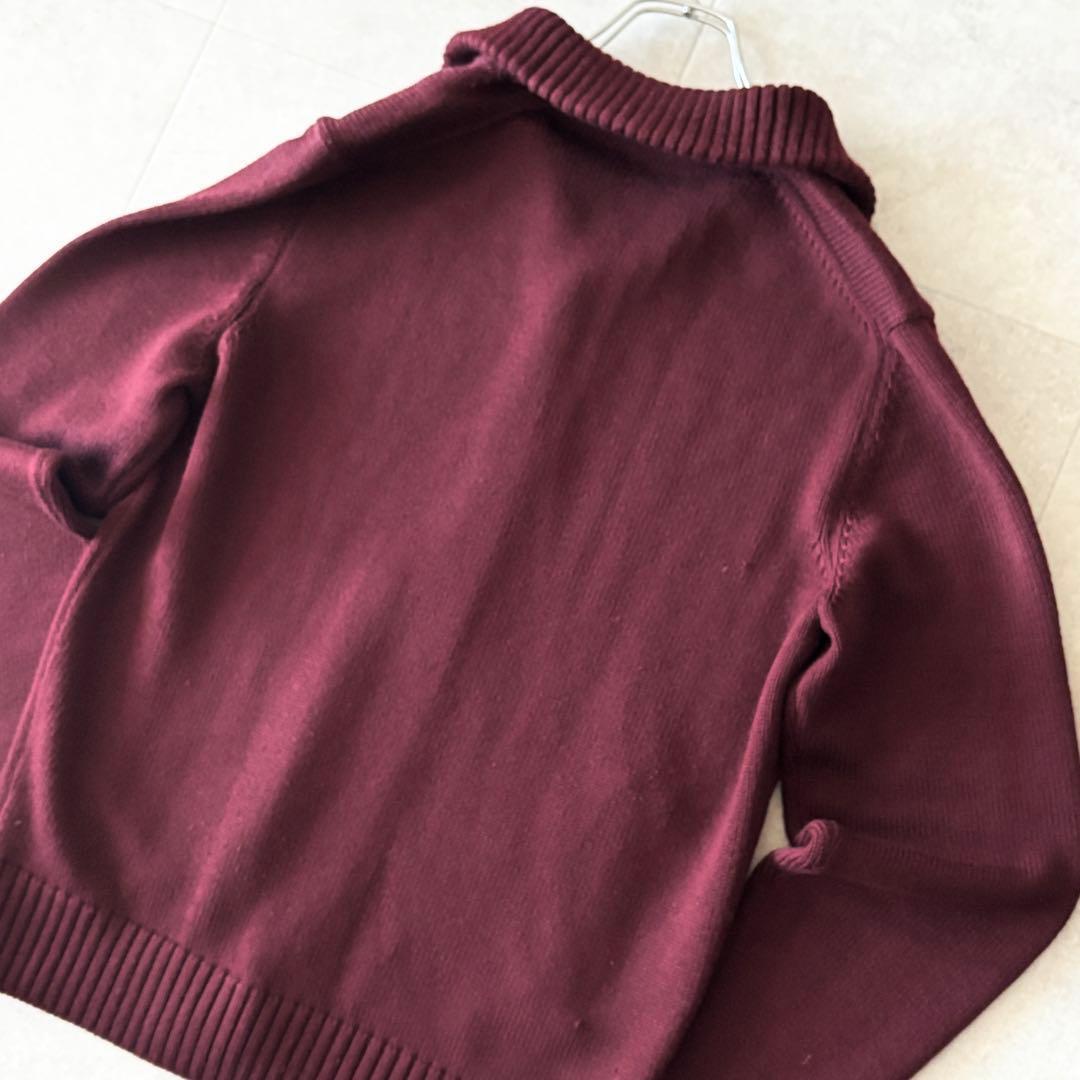 美品✨定価8,9万 ザノーネ キョート 5Gスタンドカラーカーディガン 50