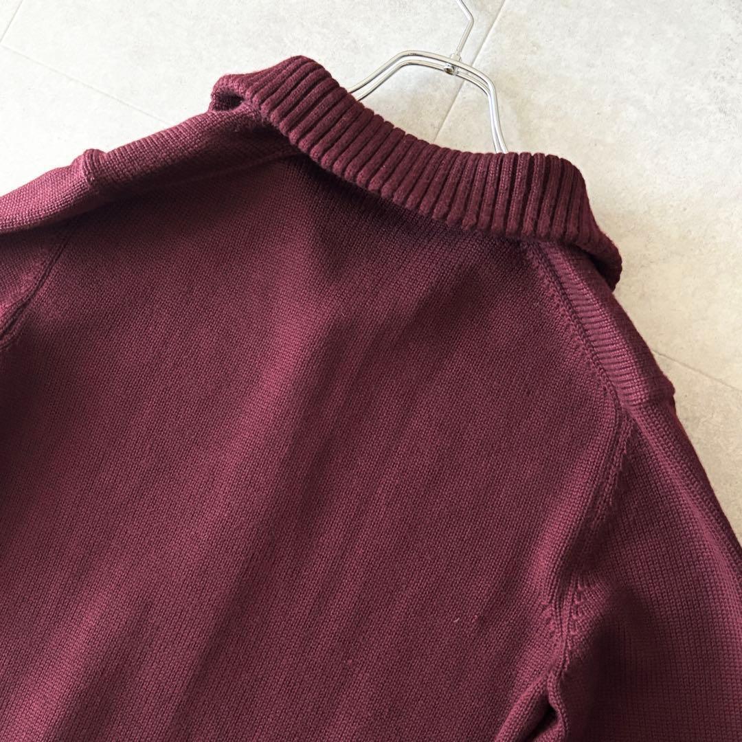 美品✨定価8,9万 ザノーネ キョート 5Gスタンドカラーカーディガン 50