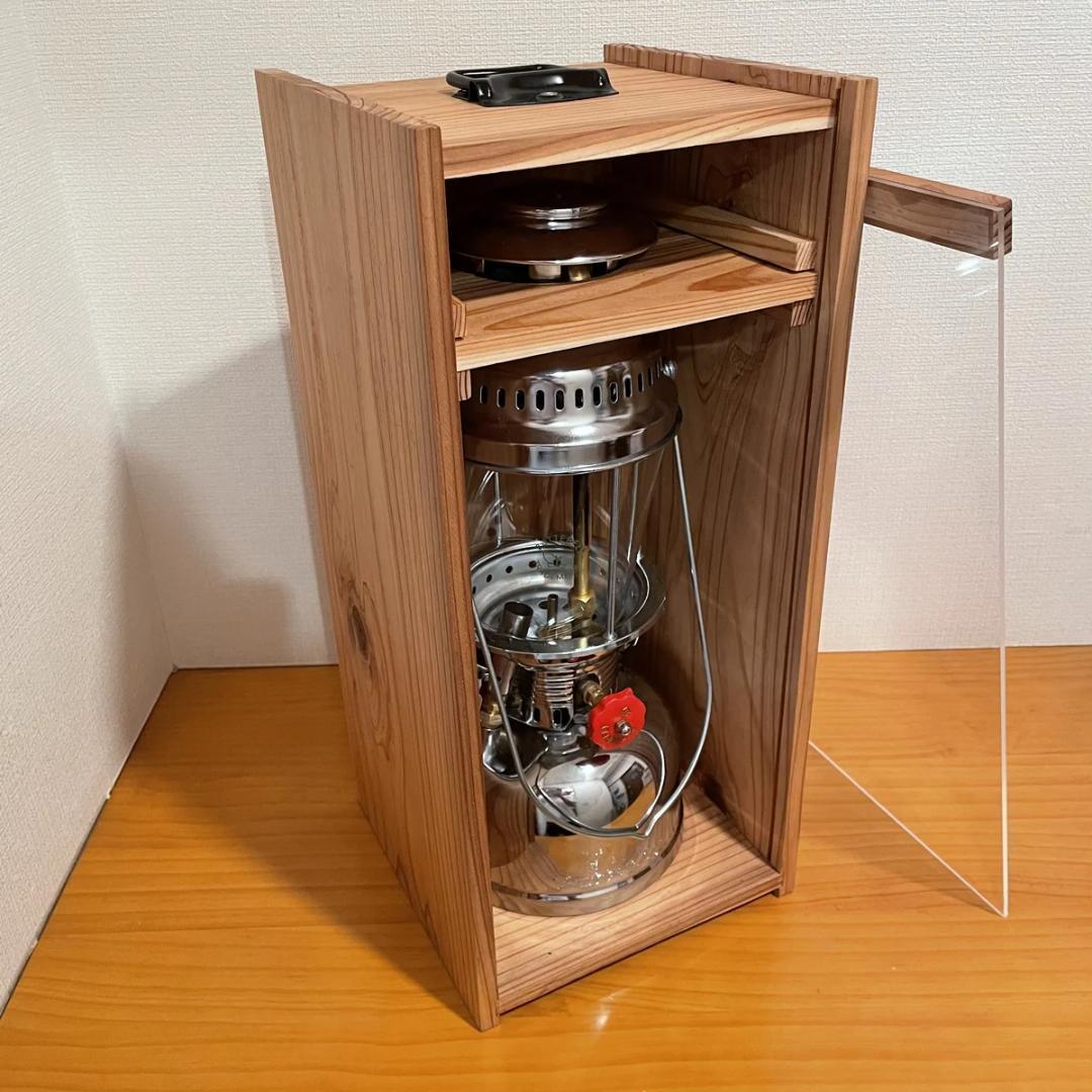 バタフライランタン 自作専用ケース付 灯油 ケロシン ペトロマックス