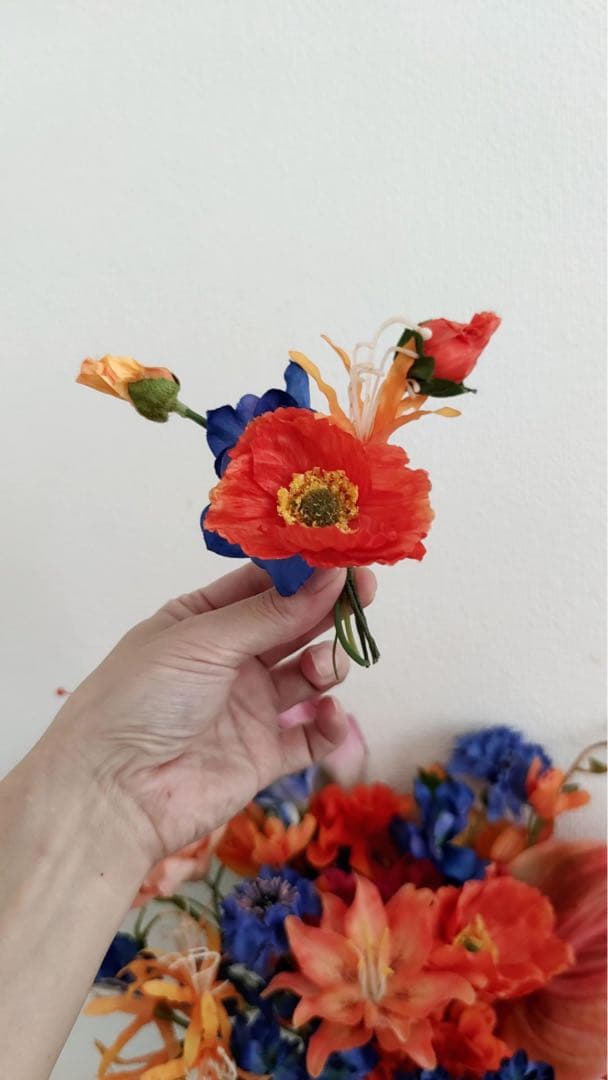 カラフル　ブライダルブーケ