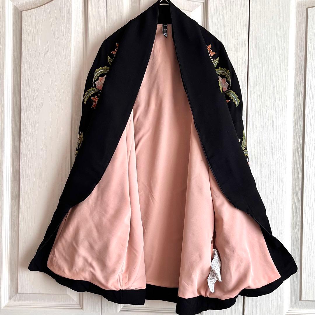 ★ゆったり★ ザラ　ZARAtrf ガウン ジャケット　刺繍　XL〜2XL相当