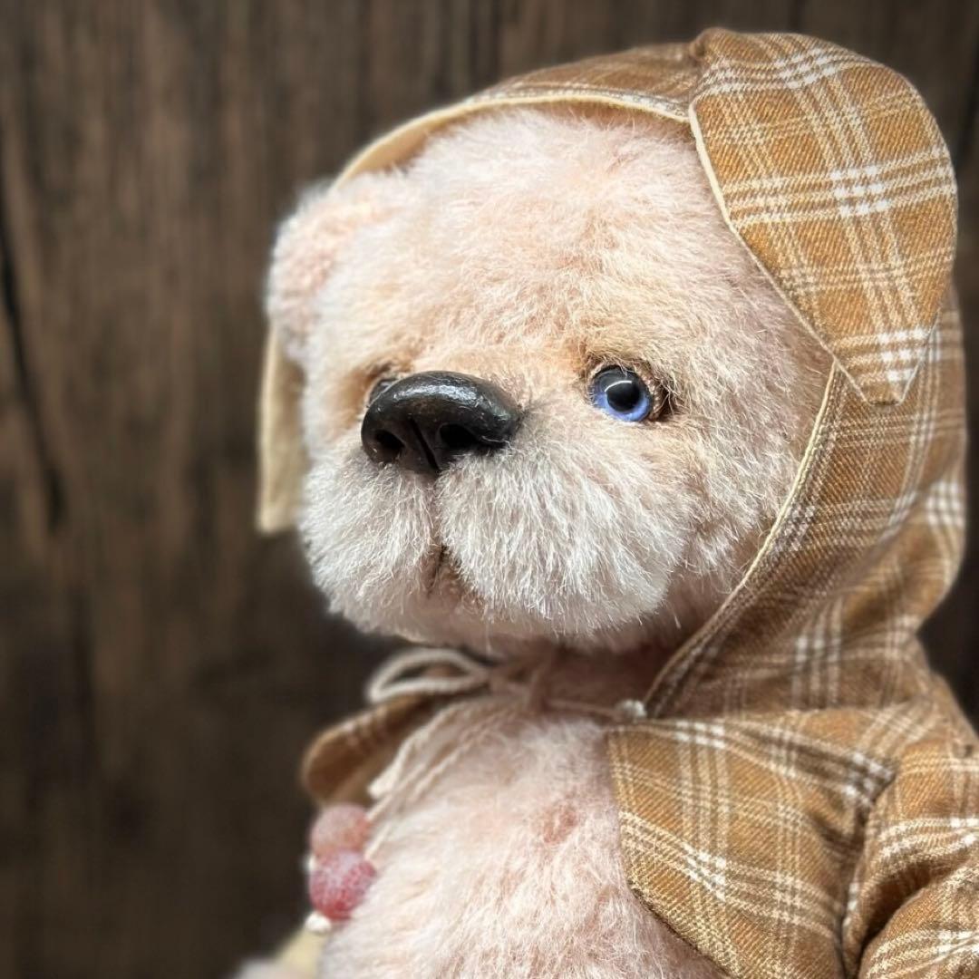 憂いくまさん テディベア 海外作家様 ハンドメイド 熊 ぬいぐるみ OOAK