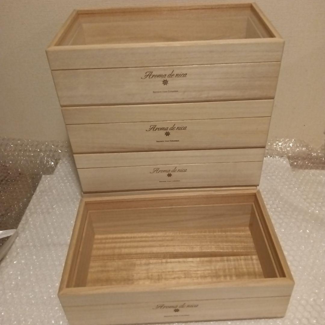 未使用　シガーケース5個　Aroma de nicaのロゴ入り　 2月4日