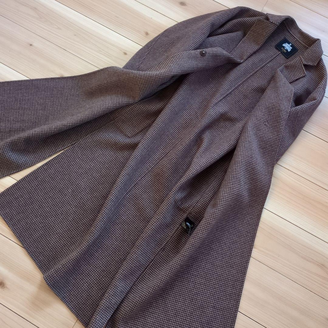 みぅ様　美品　スローブイエナ HAMILTON ダブルフェイスウールロングコート