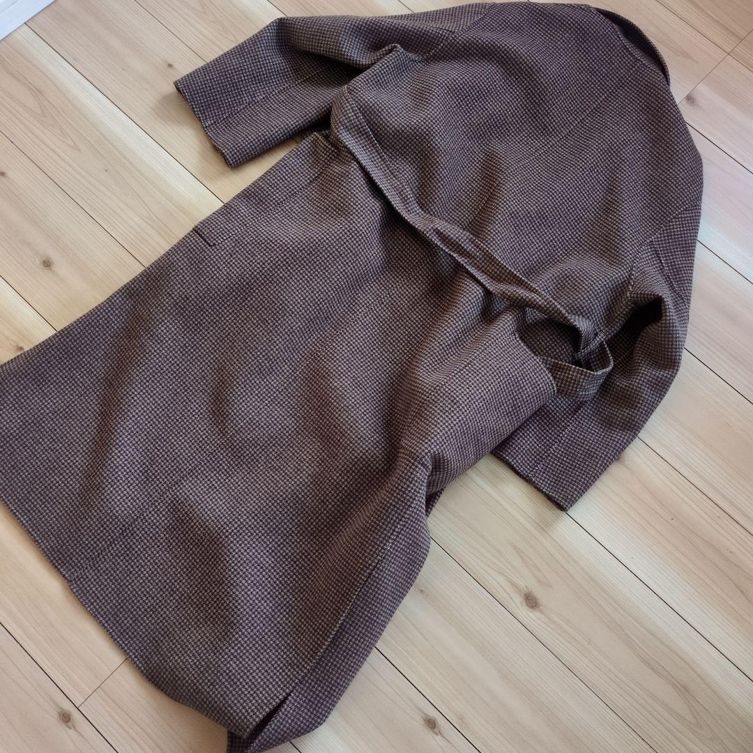 みぅ様　美品　スローブイエナ HAMILTON ダブルフェイスウールロングコート