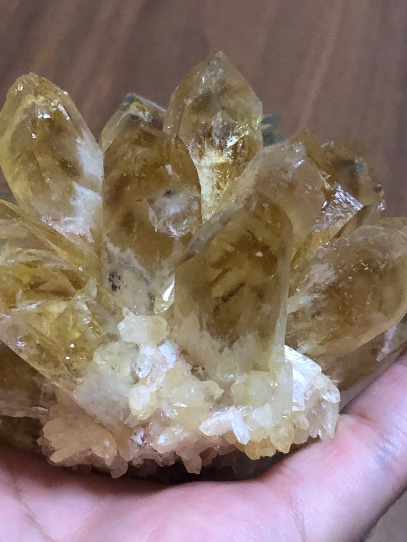 水晶 クラスター シトリンファントム 天然石