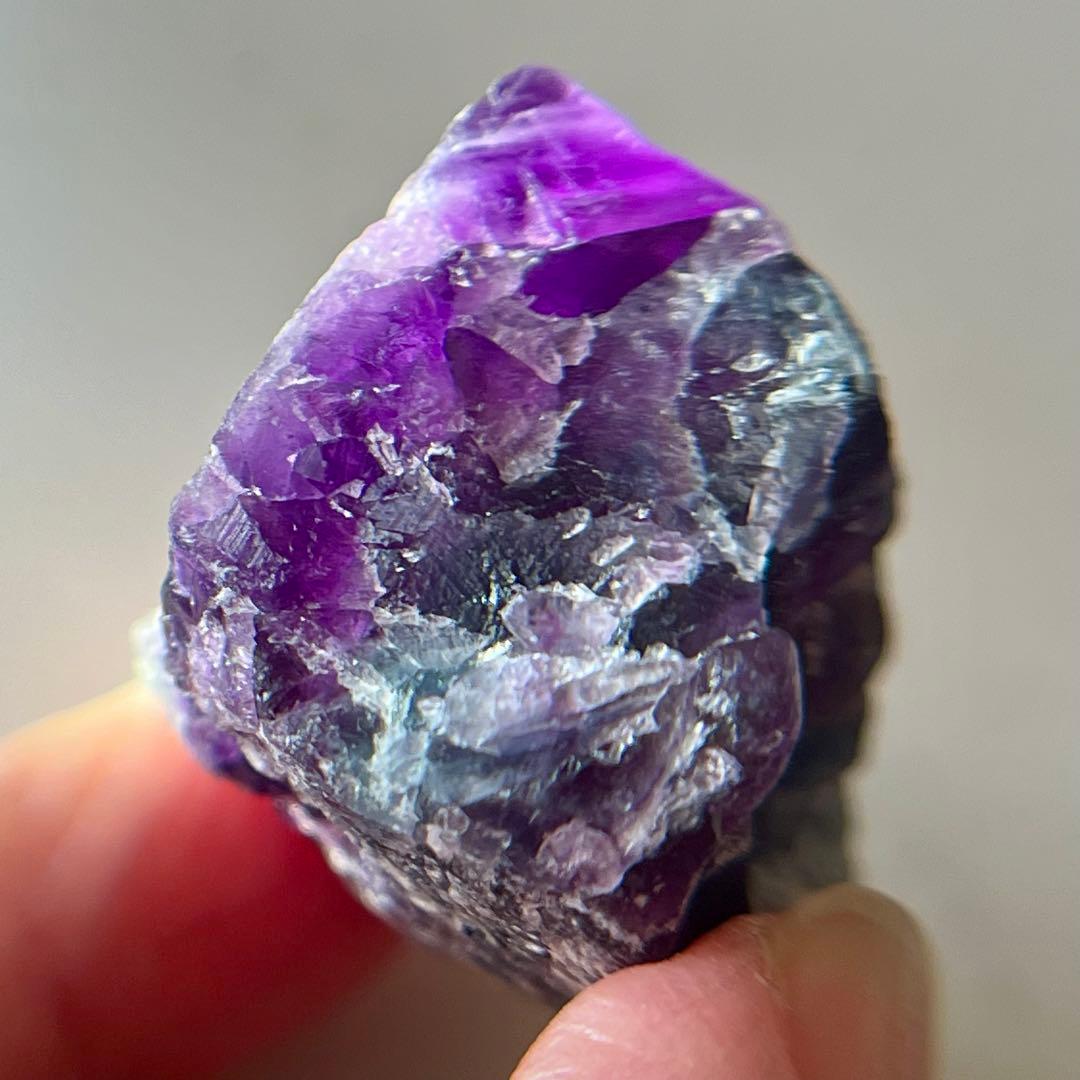 バイカラー フローライト 115.7ct 原石 パープル ブルー 鉱物 天然石