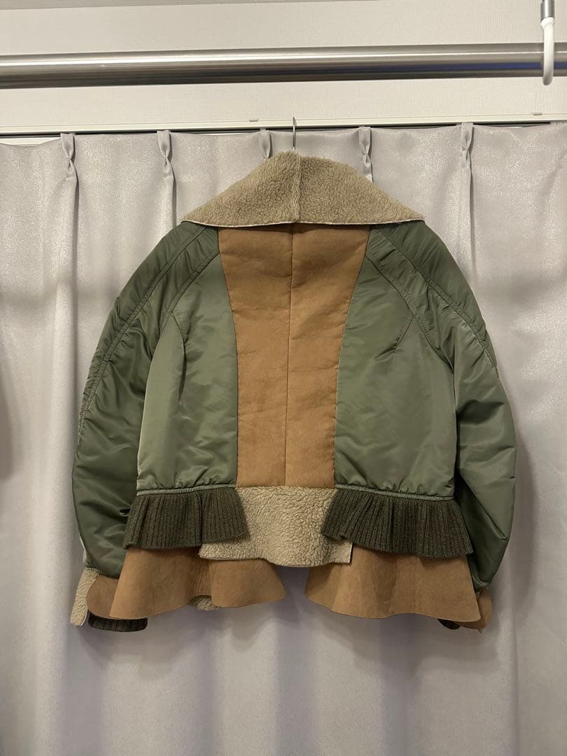 ⭐︎UNDERCOVER⭐︎sakai フェイクムートンmixMA-1ジャケット