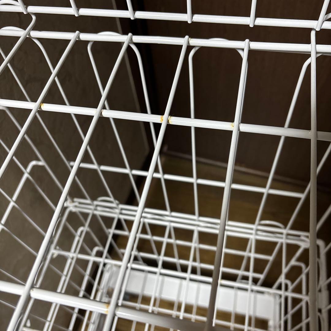 ジャンブルバスケット　ワイヤーラック　3段タイプ　2個セット