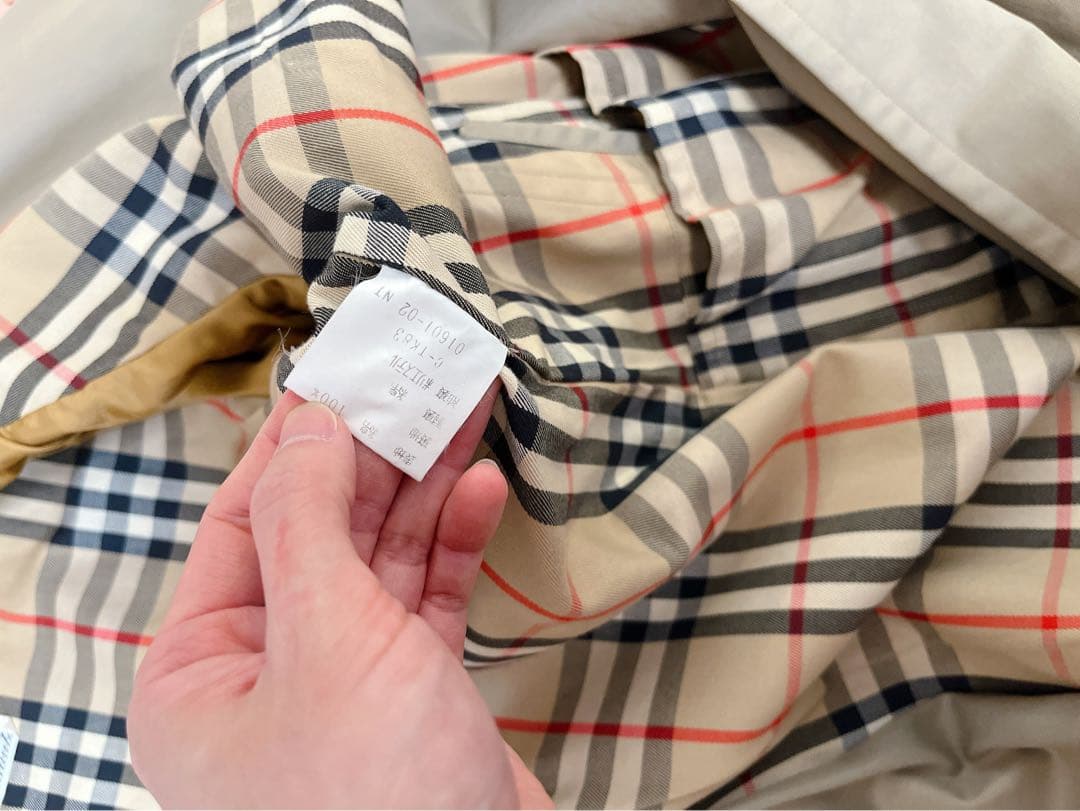 希少 Burberrys ヴィンテージ トレンチコート　ノバチェック　ベルト付