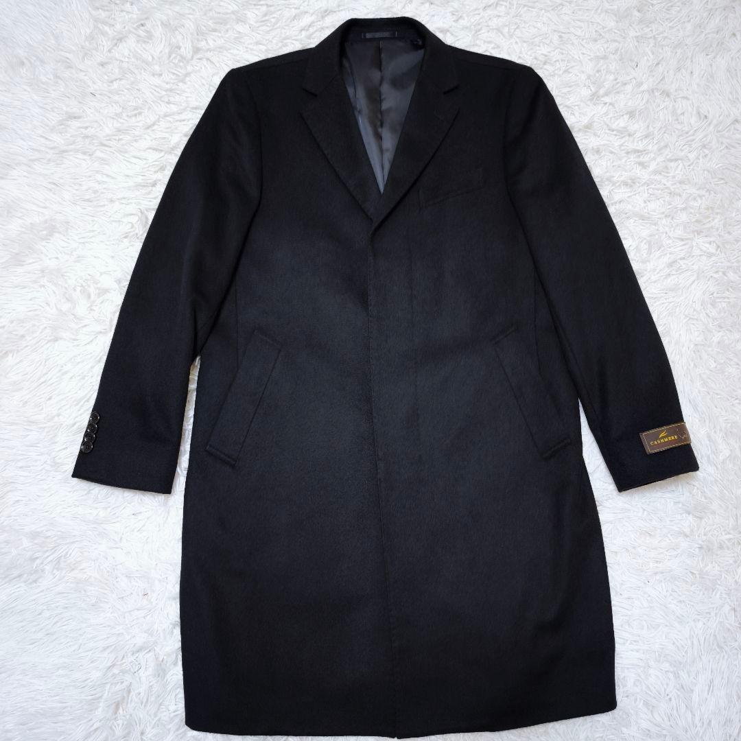 新品 カシミヤ100% BALLESTRINO ITALYステンカラーコートLL