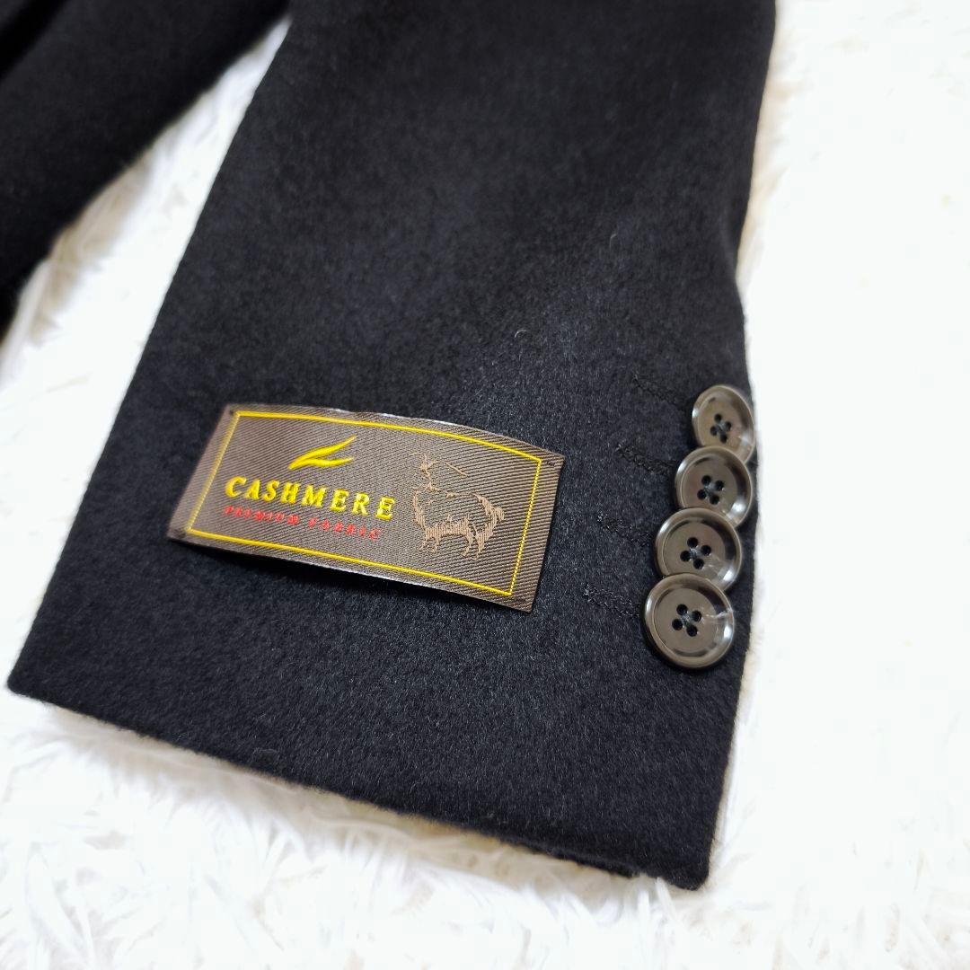 新品 カシミヤ100% BALLESTRINO ITALYステンカラーコートLL