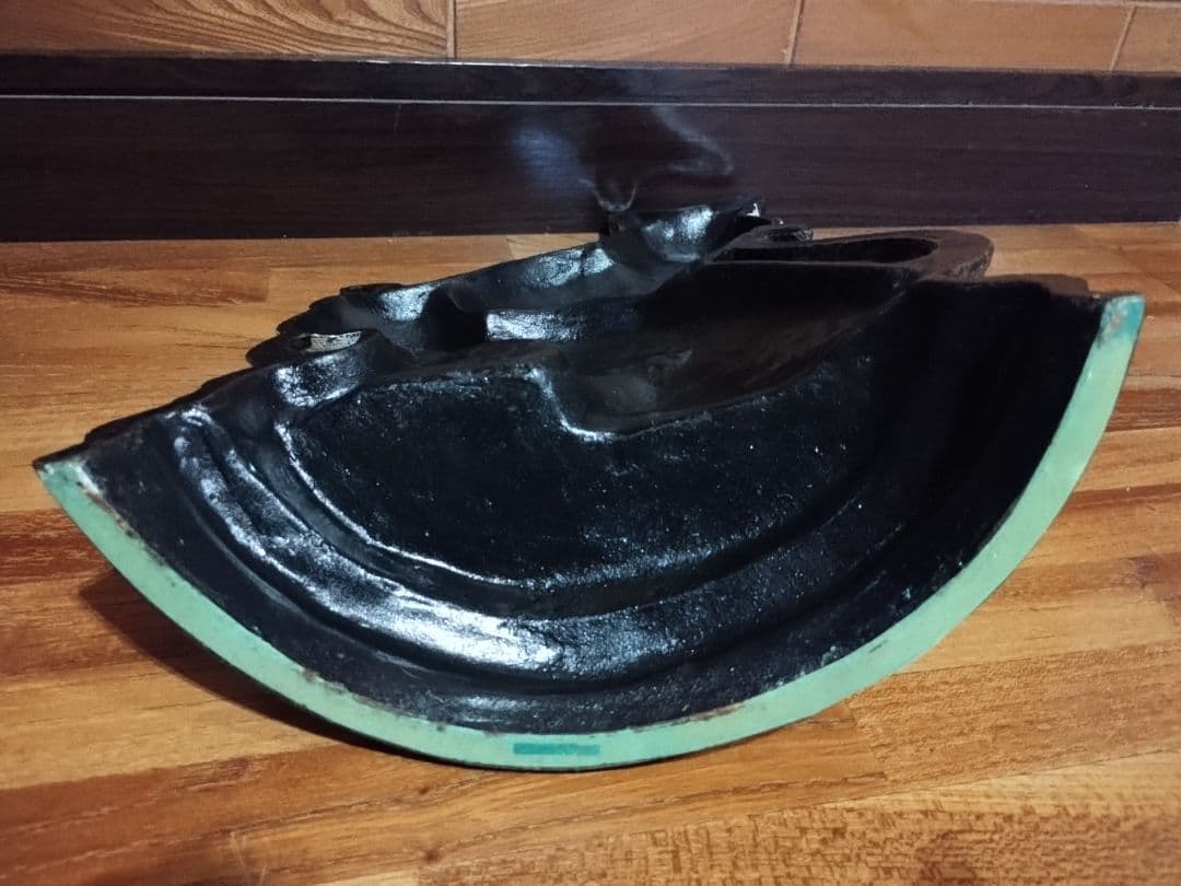 シャム猫 オブジェ ドアストッパー 金属製 置物 ネコ彫刻 インテリア小物 雑貨