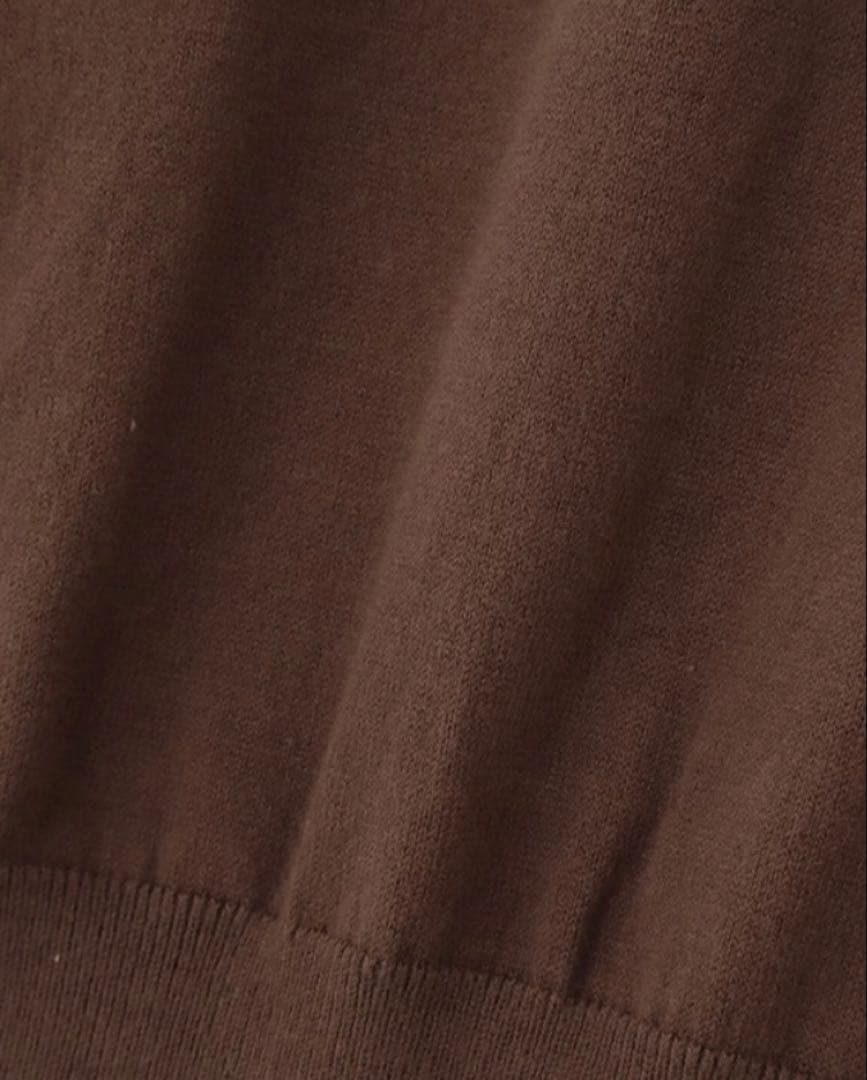 新品 パーリーゲイツ ソフトタッチハイネックニット プルオーバー(5)L/茶