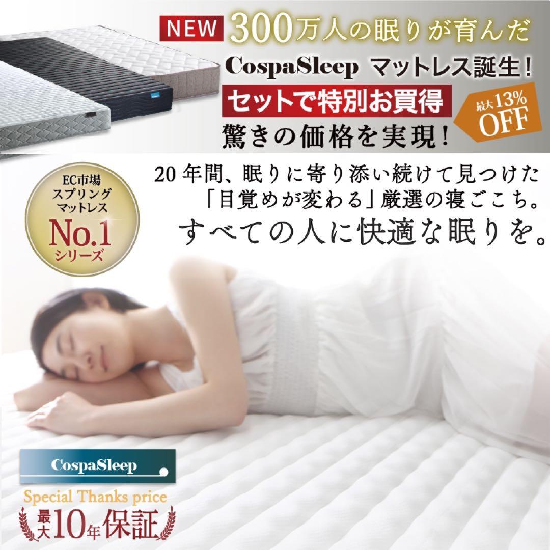 棚コンセント付き引き出し収納ベッド ※ベッドフレームのみ【セミダブル】