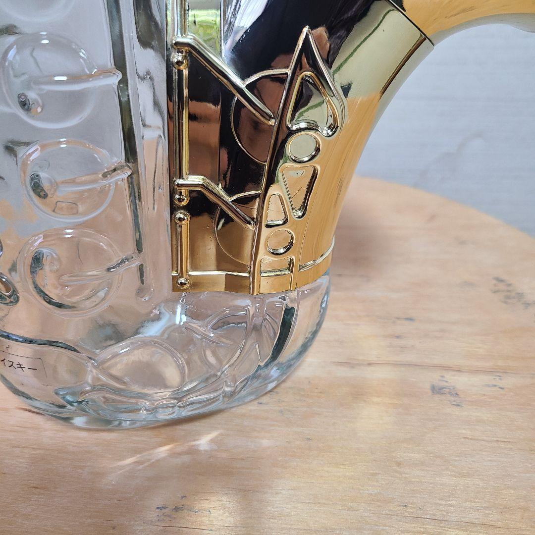 サクソフォン型ウイスキーボトル 600ml 43%　空瓶