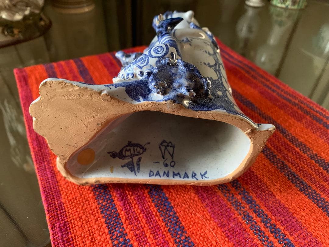 ビヨンヴィンブラッド　ビンテージ1960年スタジオ手書き一点物作品孔雀レディー