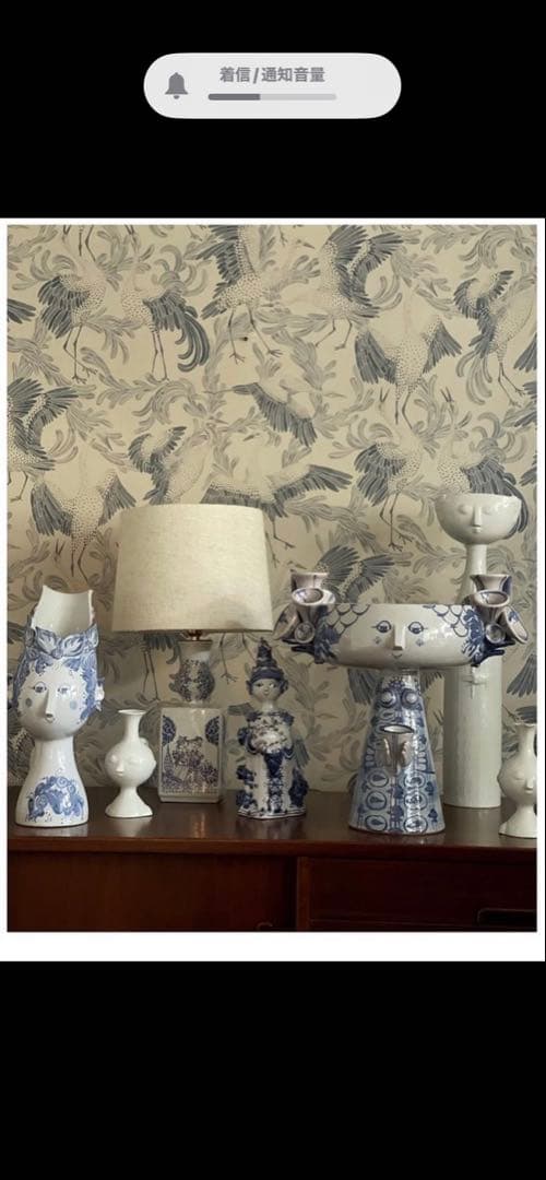 ビヨンヴィンブラッド　ビンテージ1960年スタジオ手書き一点物作品孔雀レディー