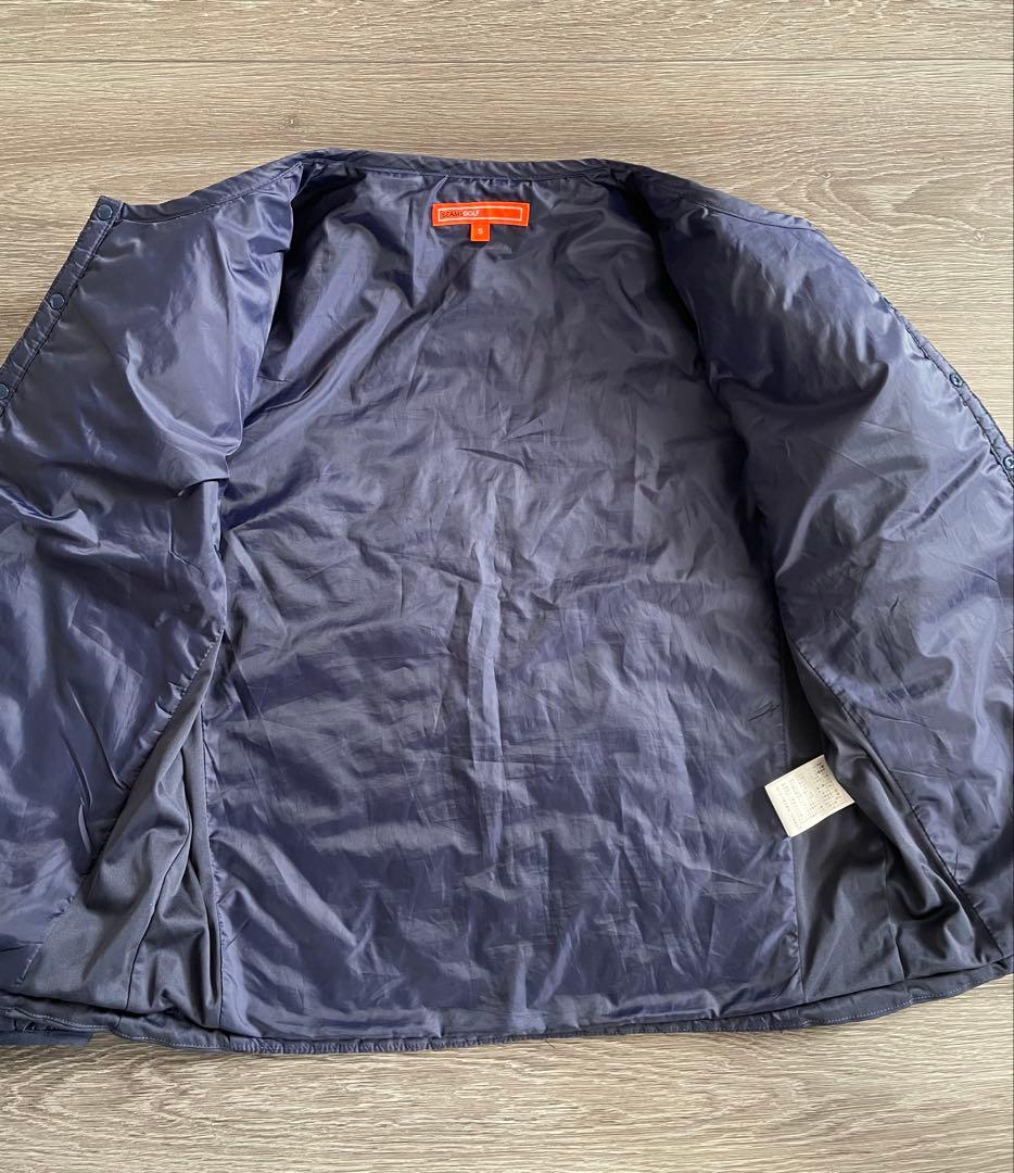 【美品】ビームスゴルフ　レディース　キルティングジャケット　サイズS ネイビー