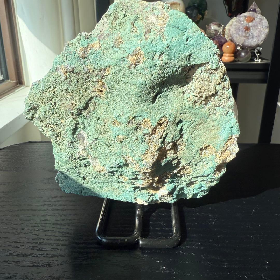 天然石アメジストの原石　置物　鉱物NO.101405