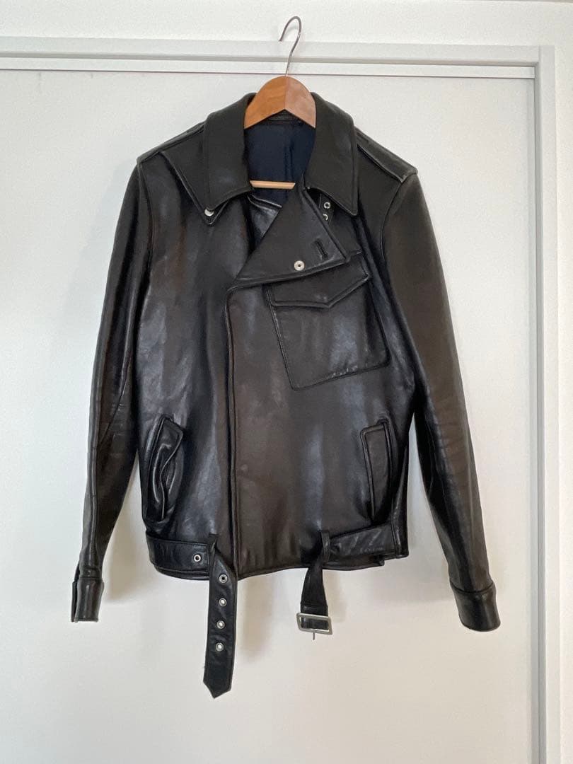 レアJ.SABATINO Jサバティーノモーターサイクルレザーライダースナイチチ