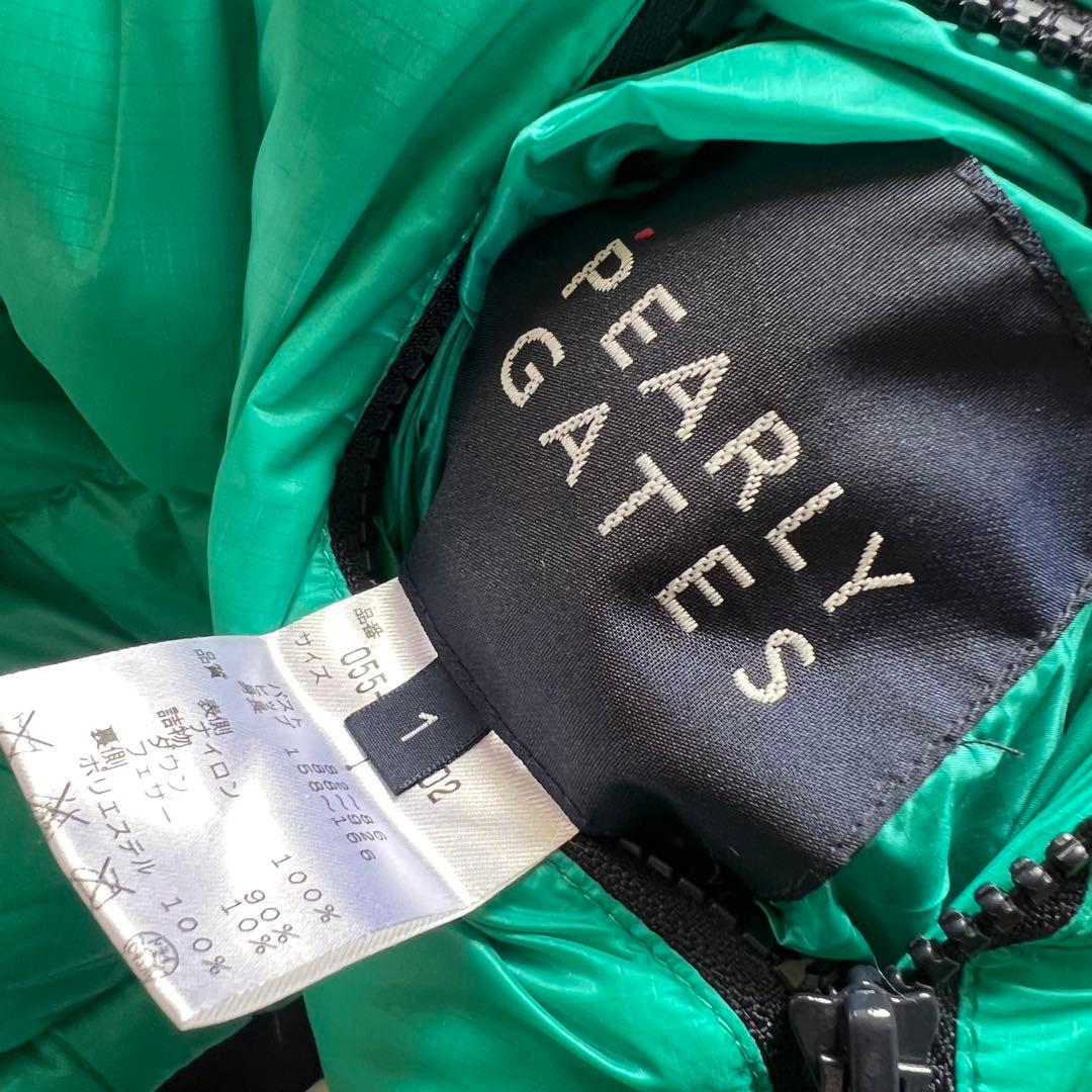 Pearly gates パーリーゲイツ　ダウンベスト　リバーシブル　ワッペン