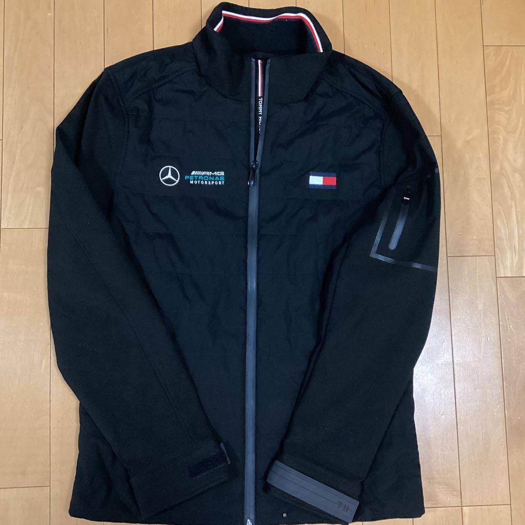 極美品 トミーヒルフィガー メルセデスAMG ロゴ ジップ ジャケット S