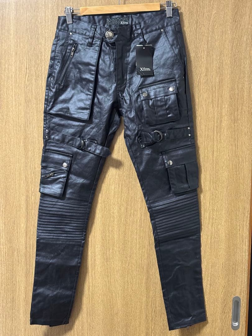 新品　Xfrm パンツ　トランスフォーム　ボンバーパンツ　ブラック　コーティング