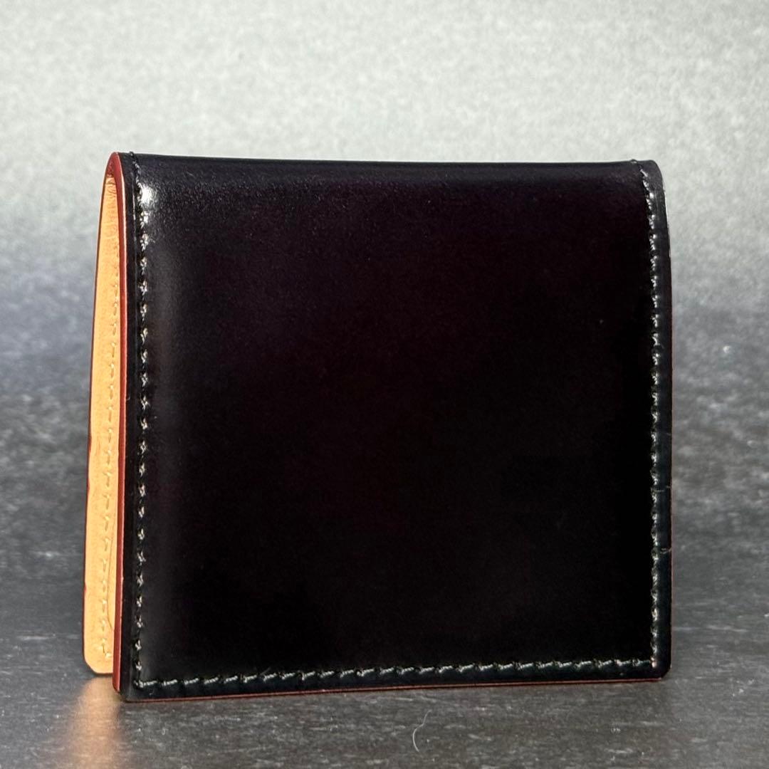 新品未使用 国内最高峰 ガンゾ コードバン ブラック BOX小銭入れ